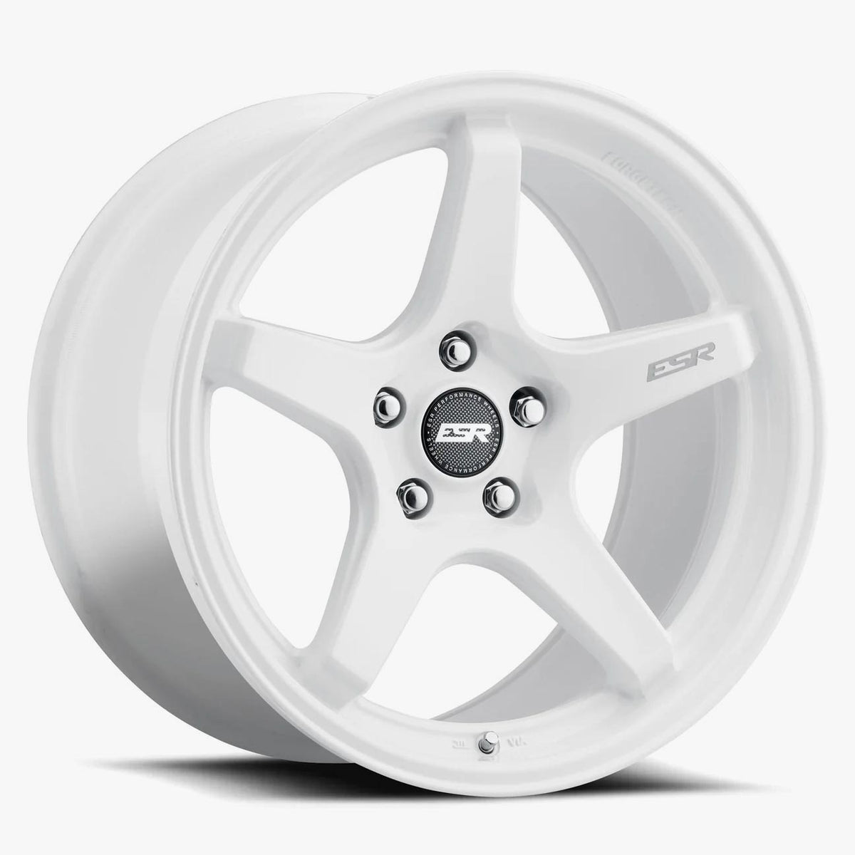ESR Wheels 18x9.5 5x114.3 +35 72.56 GLOSS WHITE APX5C 89551435 APX5CWHT