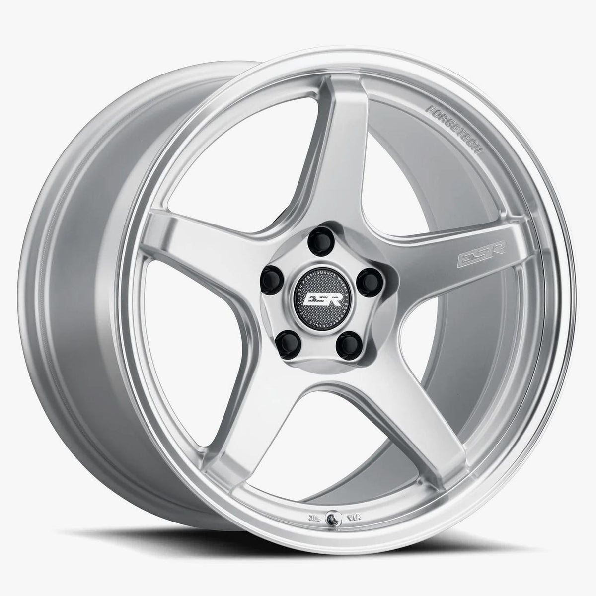 ESR Wheels 19x9.5 5X120 +22 72.56 HYPER SILVER MACHINE LIP APX5C 99551422 APX5CHS-ML 5X120
