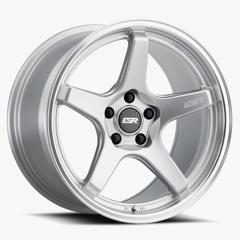 ESR Wheels 18x9.5 5X112 +35 72.56 HYPER SILVER MACHINE LIP APX5C 89551435 APX5CHS-ML 5X112