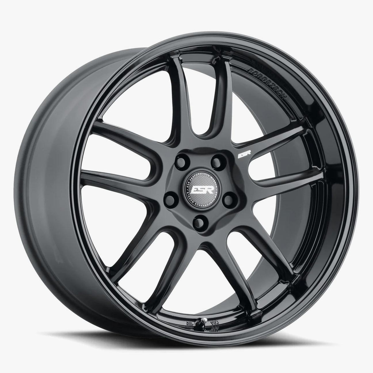 ESR Wheels 18X10.5 5X120 +22 72.56 MATTE BLACK GLOSS BLACK LIP APX8 80551422 APX8MBLK-BL 5X120