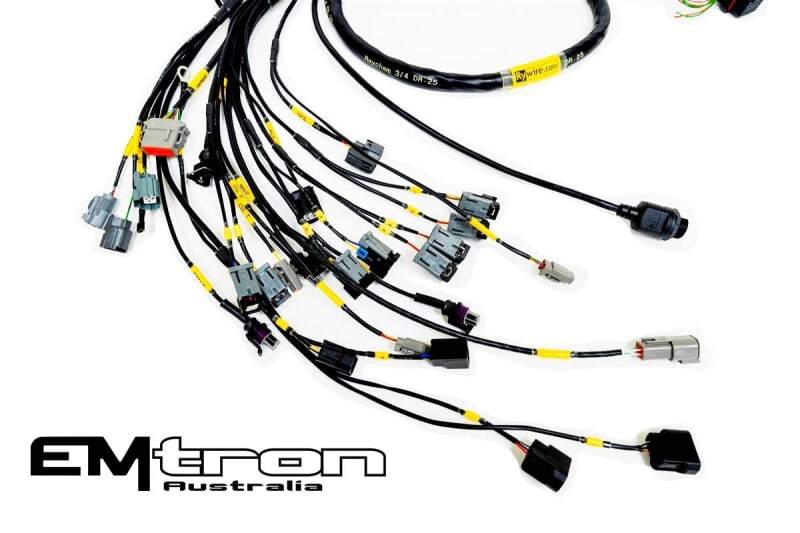 Rywire Honda B-Series NA w/Emtron KV8+ Eng Harn