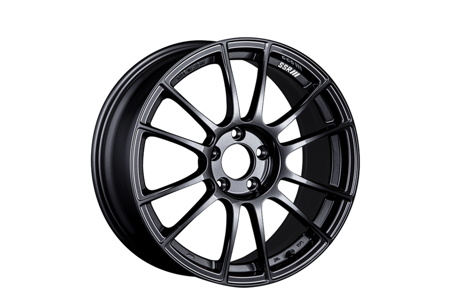 SSR GTX04 16x5 4x100 48mm Offset Dark Gunmetal Wheel