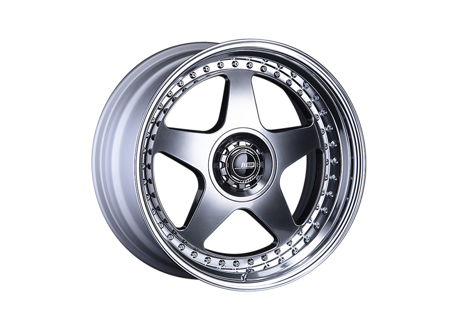 SSR Professor SP6 18x9.5 +22 MD 5/112 & 5/114.3 Titan Silver Wheel