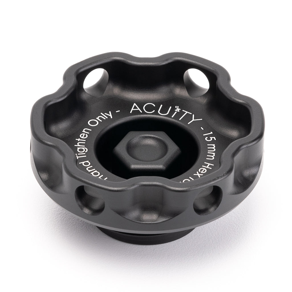 Acuity Instruments Podium Oil Cap For Hondas/Acuras  - Black