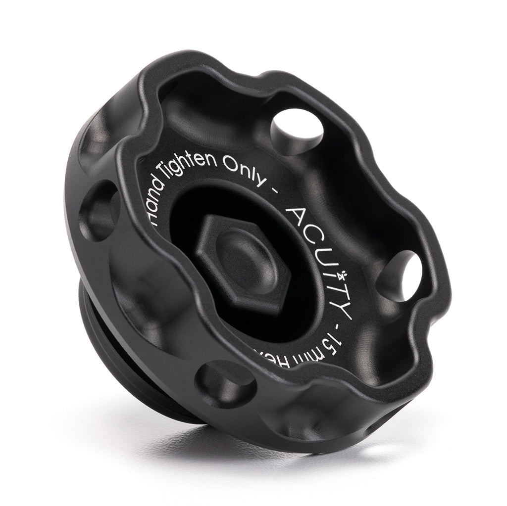 Acuity Instruments Podium Oil Cap For Hondas/Acuras  - Black