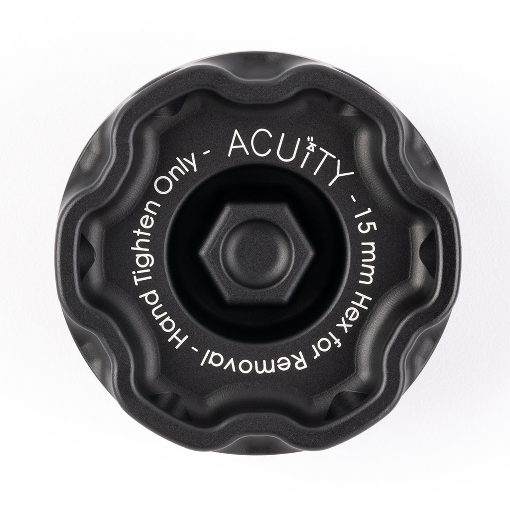 Acuity Instruments Podium Oil Cap For Hondas/Acuras  - Black