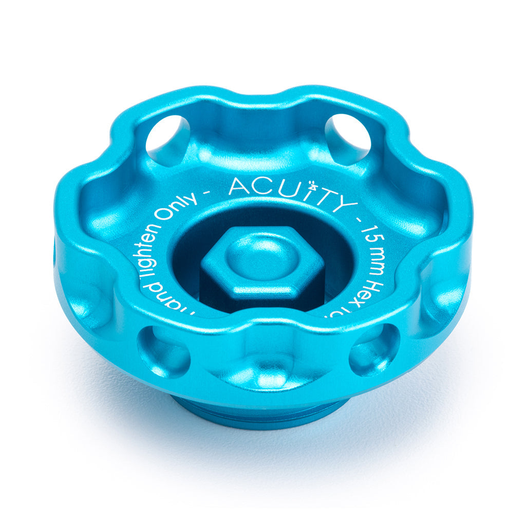 Acuity Instruments Podium Oil Cap For Hondas/Acuras  - Teal