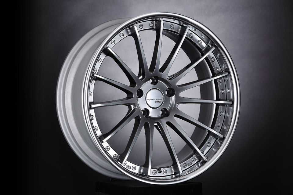 SSR Executor CV04 19x10.5 5x114.3 38 Offset Titan Silver