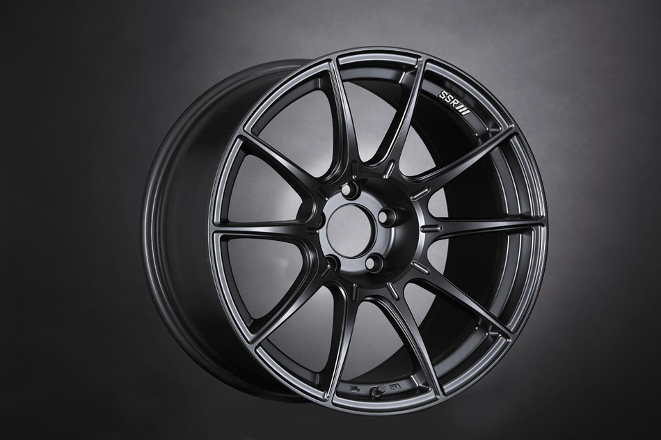SSR GTV02 17x7 5x114.3 42mm Offset Flat Black Wheel