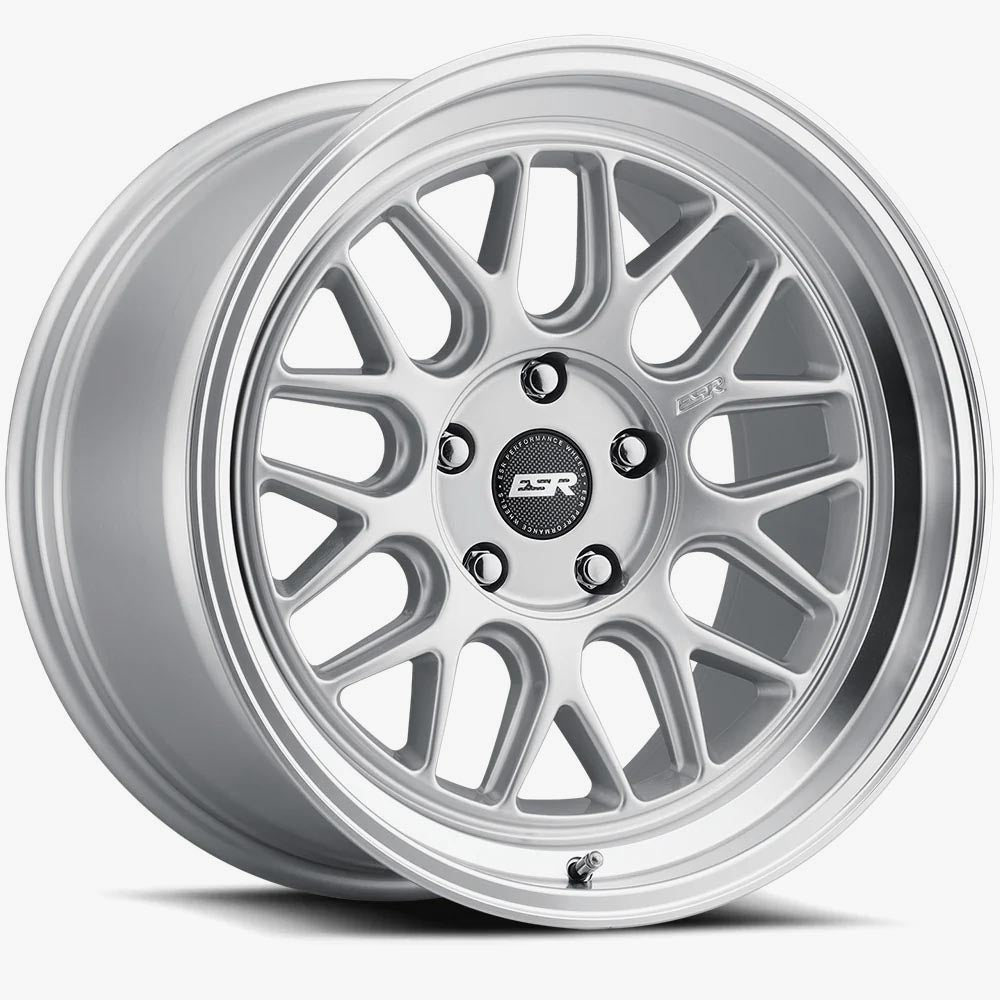 ESR Wheels 18X10.5 5X100 +22 72.56 SILVER MACHINE LIP CR01 80550022 CR01HS-ML