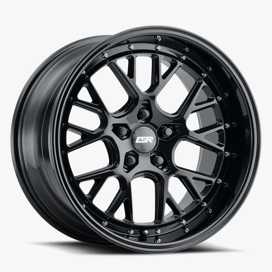 ESR Wheels 18X8.5 5X112 +30 72.56 FULL GLOSS BLACK CS11 88551430 CS11GBLK 5X112