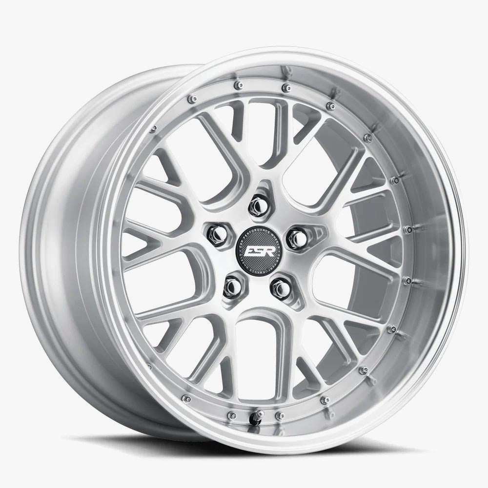 ESR Wheels 18X9.5 5X100 +35 72.56 HYPER SILVER MACHINE LIP CS11 89550035 CS11HS-ML