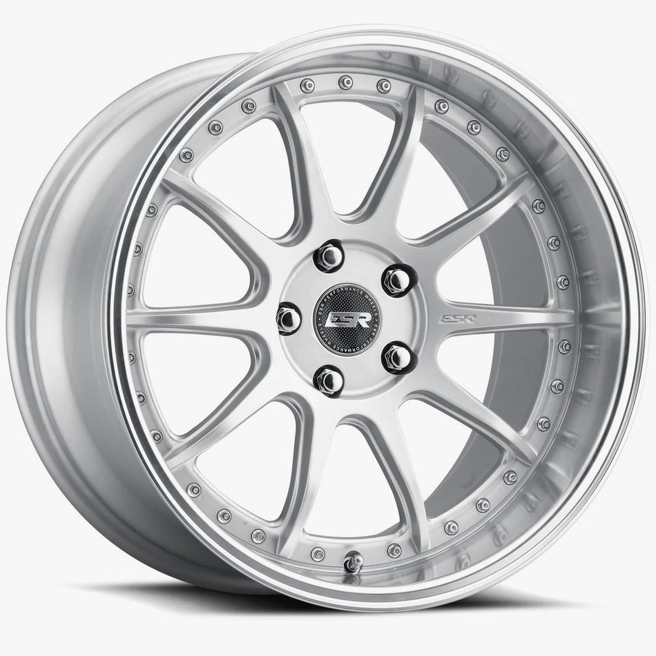 ESR Wheels CS12 18X8.5 5X100 +35 72.6 HYPER SILVER MACHINE LIP