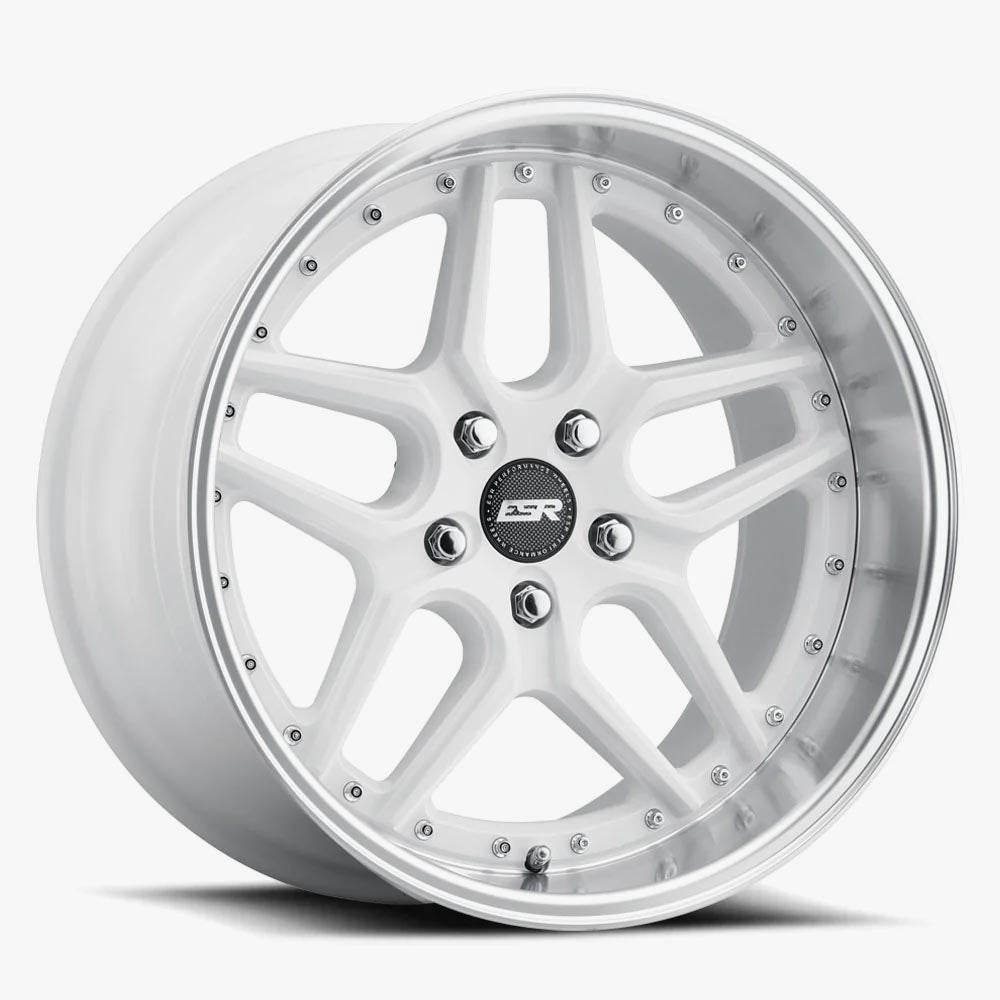 ESR Wheels CS15 19X9.5 5X120 +35 726.6 GLOSS WHITE MACHINE LIP