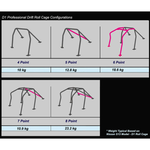 Cusco Roll Cage 7pt. Dash Escape w/ Harness Bar AP1 S2000 (does not fit 06+) (S/O / No Cancel)