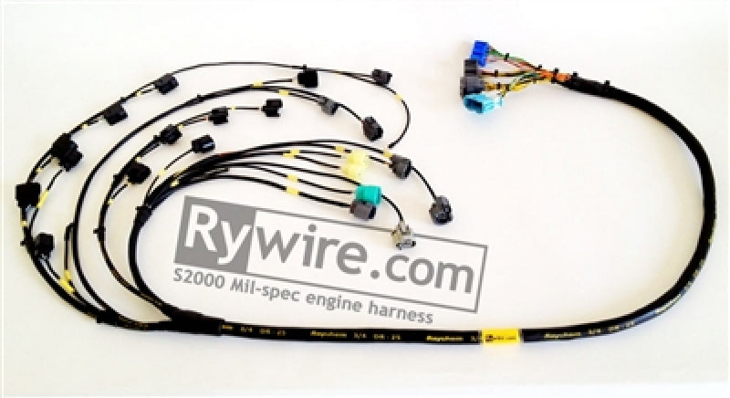 Rywire Honda S2000 AP1/AP2 Mil-Spec Engine Harness w/Quick Disconnect/OE Coils/Inj/ECU Plugs