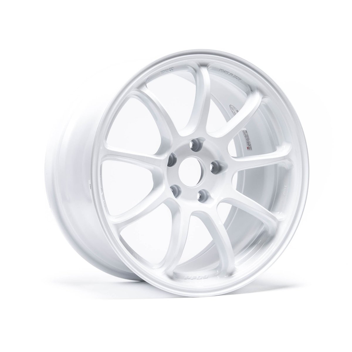 Enkei PF09 18x9.5 5x114.3 40mm Offset 75mm Bore Vanquish White Wheel