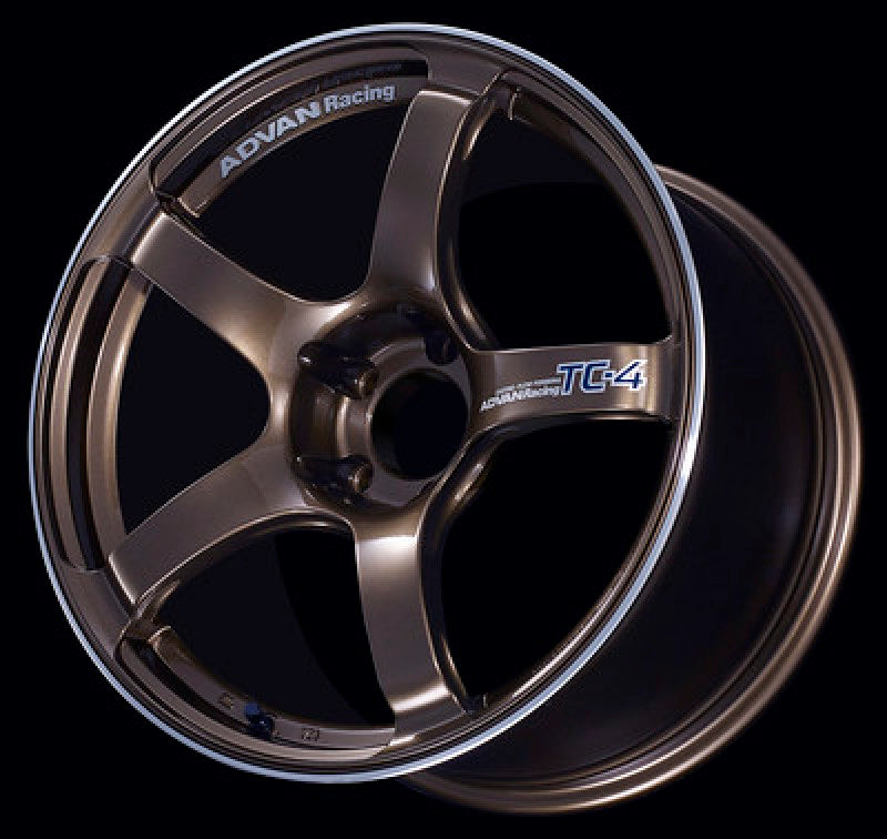 Advan TC4 15x8 +35 4-100 Umber Bronze Metallic Wheel (No Ring)