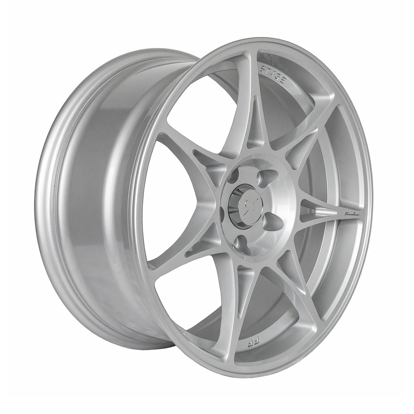 Foushee 18x9.5 +22mm 5x114.3 CB: 73.1 Color: Liquid Silver