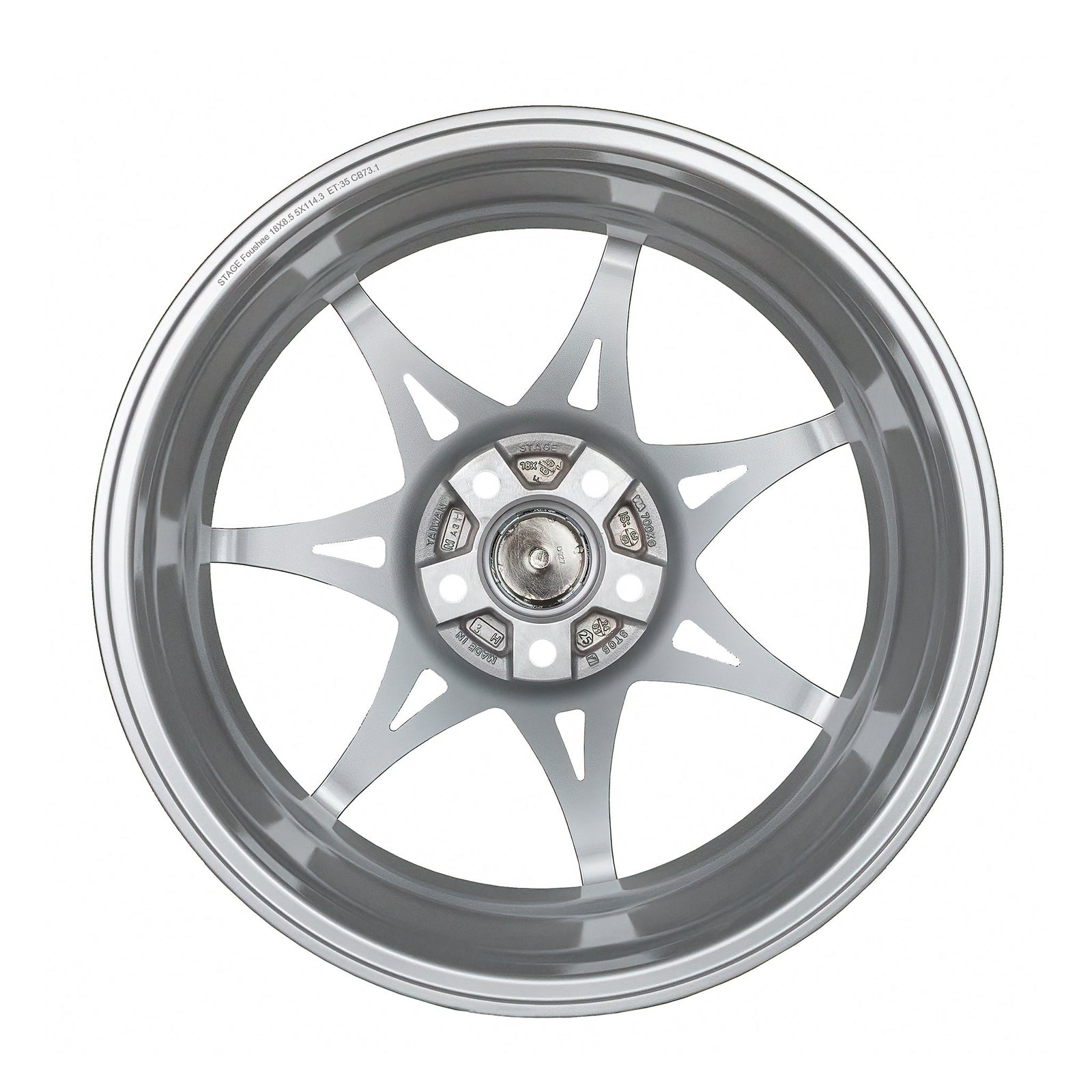 Foushee 18x9.5 +22mm 5x120 CB: 74.1 Color: Liquid Silver