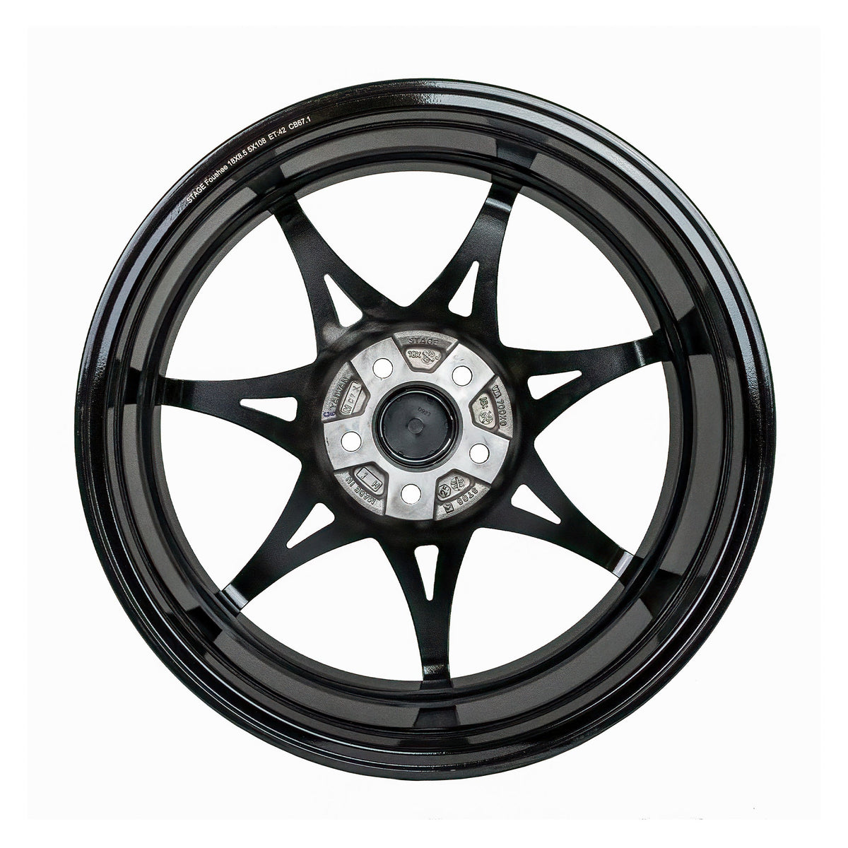 Foushee 18x8.5 +42mm 5x112 CB: 73.1 Color: Black