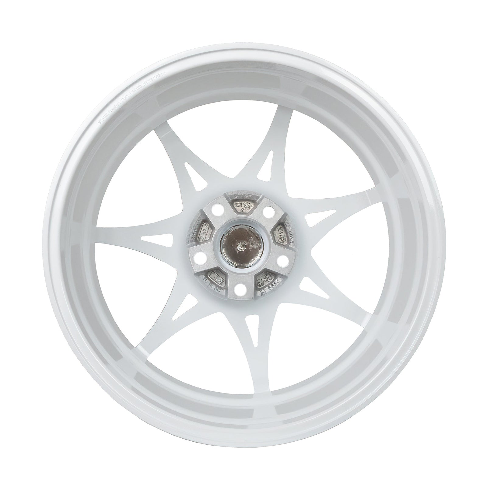 Foushee 18x9.5 +38mm 5x114.3 CB: 73.1 Color: White