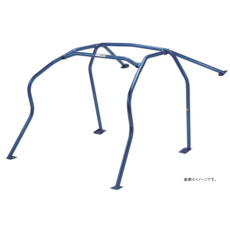 Cusco Roll Cage Chromoly 5-Psgr 6-PT Around Dash Honda Fit GE8 (No Sunroof) (S/O No Cancel) BLUE