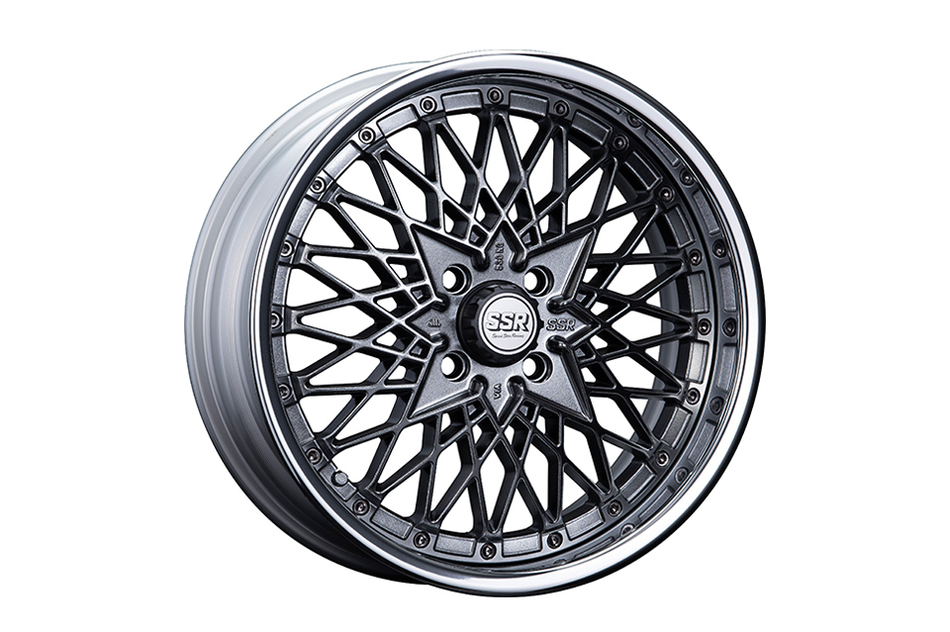 SSR Formula Mesh 19x8 +37 5/114.3 Titan Silver Wheel