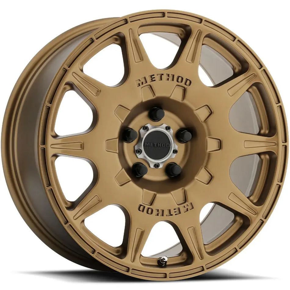 Method MR502 RALLY 17x8 +38mm Offset 5x4.5 67.1mm CB Method Bronze Wheel
