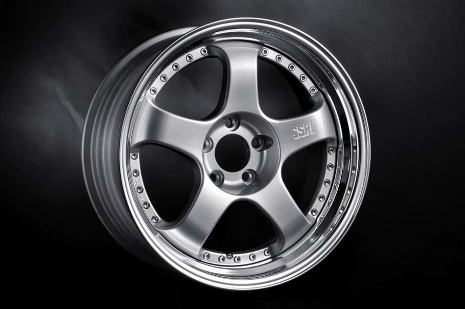 SSR Professor SP1 18x10.5 +30 SL 5/114.3 High Bright Silver Wheel