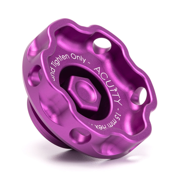 Acuity Instruments Podium Oil Cap For Hondas/Acuras  - Purple