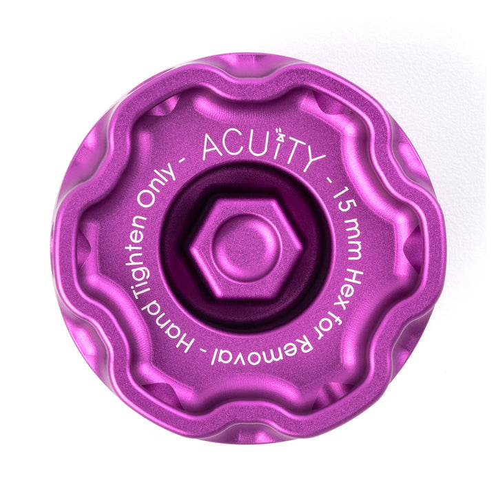 Acuity Instruments Podium Oil Cap For Hondas/Acuras  - Purple