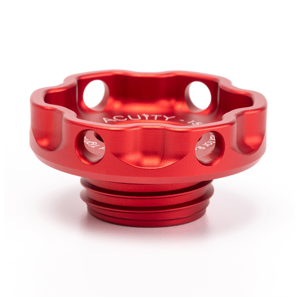 Acuity Instruments Podium Oil Cap For Hondas/Acuras  - Red