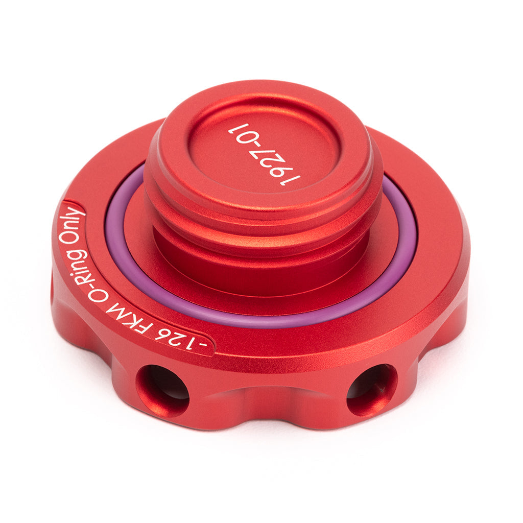 Acuity Instruments Podium Oil Cap For Hondas/Acuras  - Red