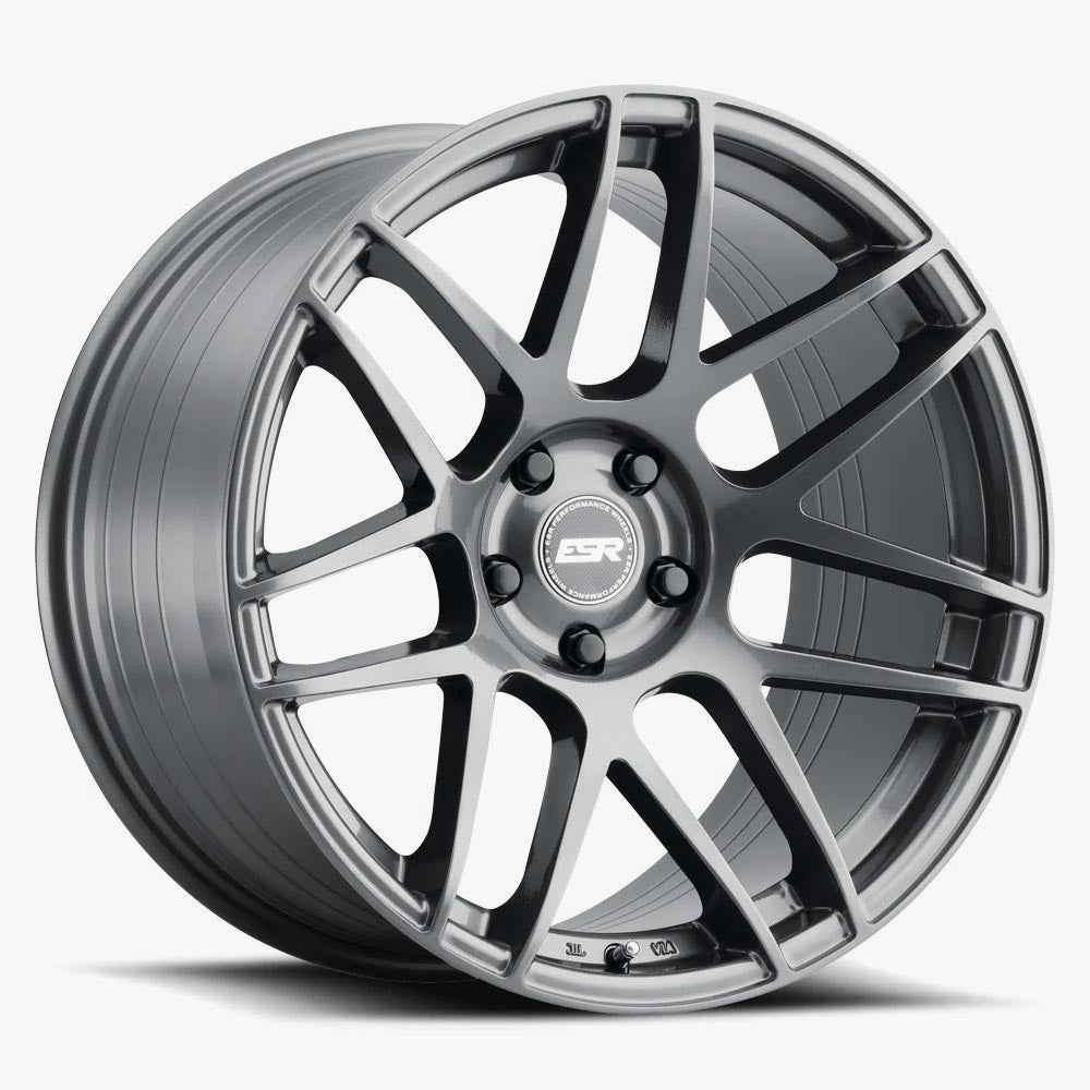 ESR Wheels 18X10.5 5X112 +22 72.56 GLOSS GRAPHITE RF1 80551422 RF1GR 5X112