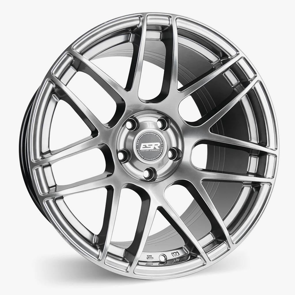 ESR Wheels 18X9.5 5X100 +22 72.56 HYPER BLACK RF1 89550022 RF1HB