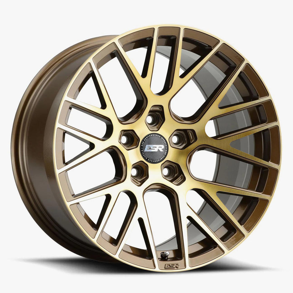 ESR Wheels 18X8.5 5X100 +30 72.56 GLOSS BRUSHED BRONZE RF11 88550030 RF11BCB