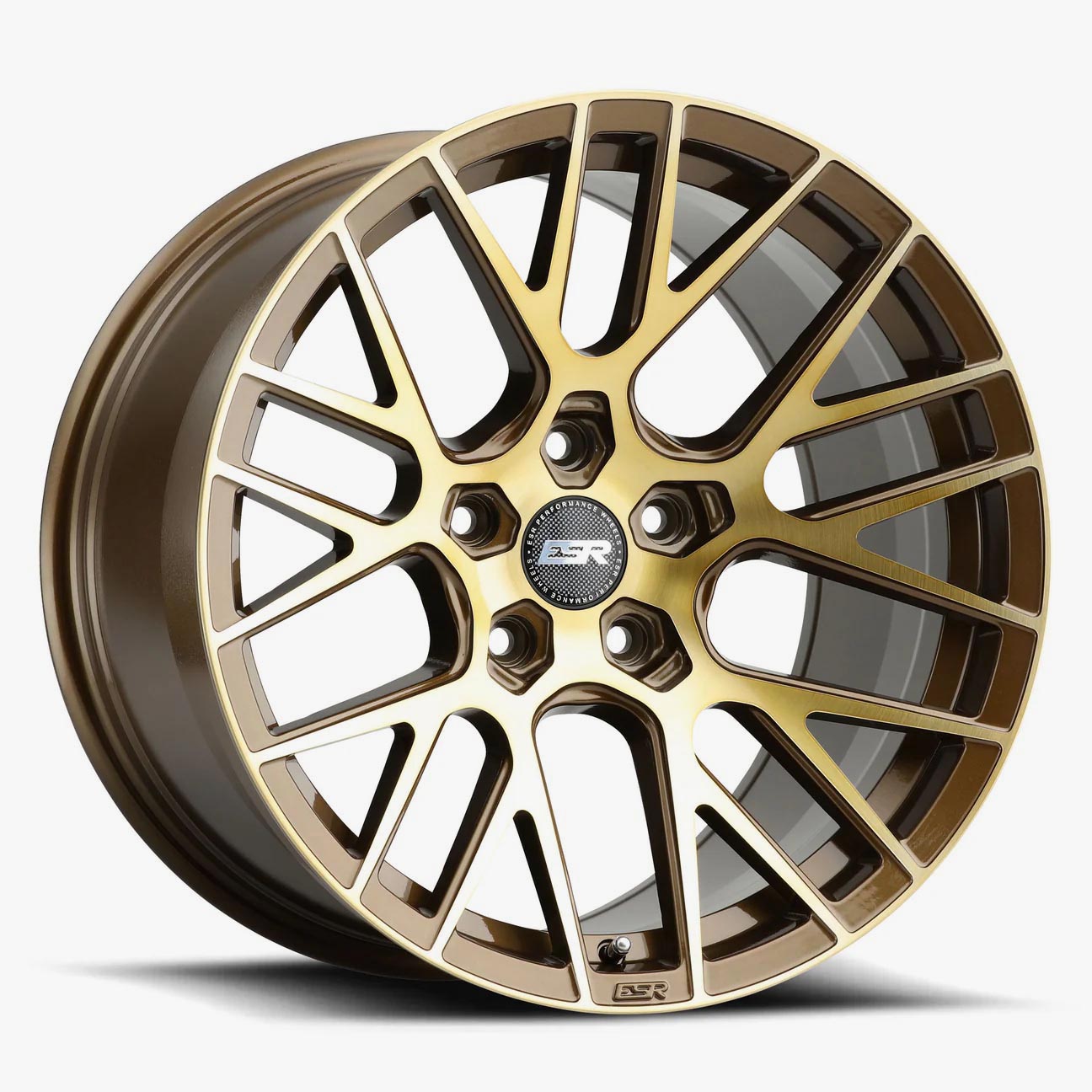 ESR Wheels 18X9.5 5X100 +35 72.56 GLOSS BRUSHED BRONZE RF11.... 89550035 RF11BCB