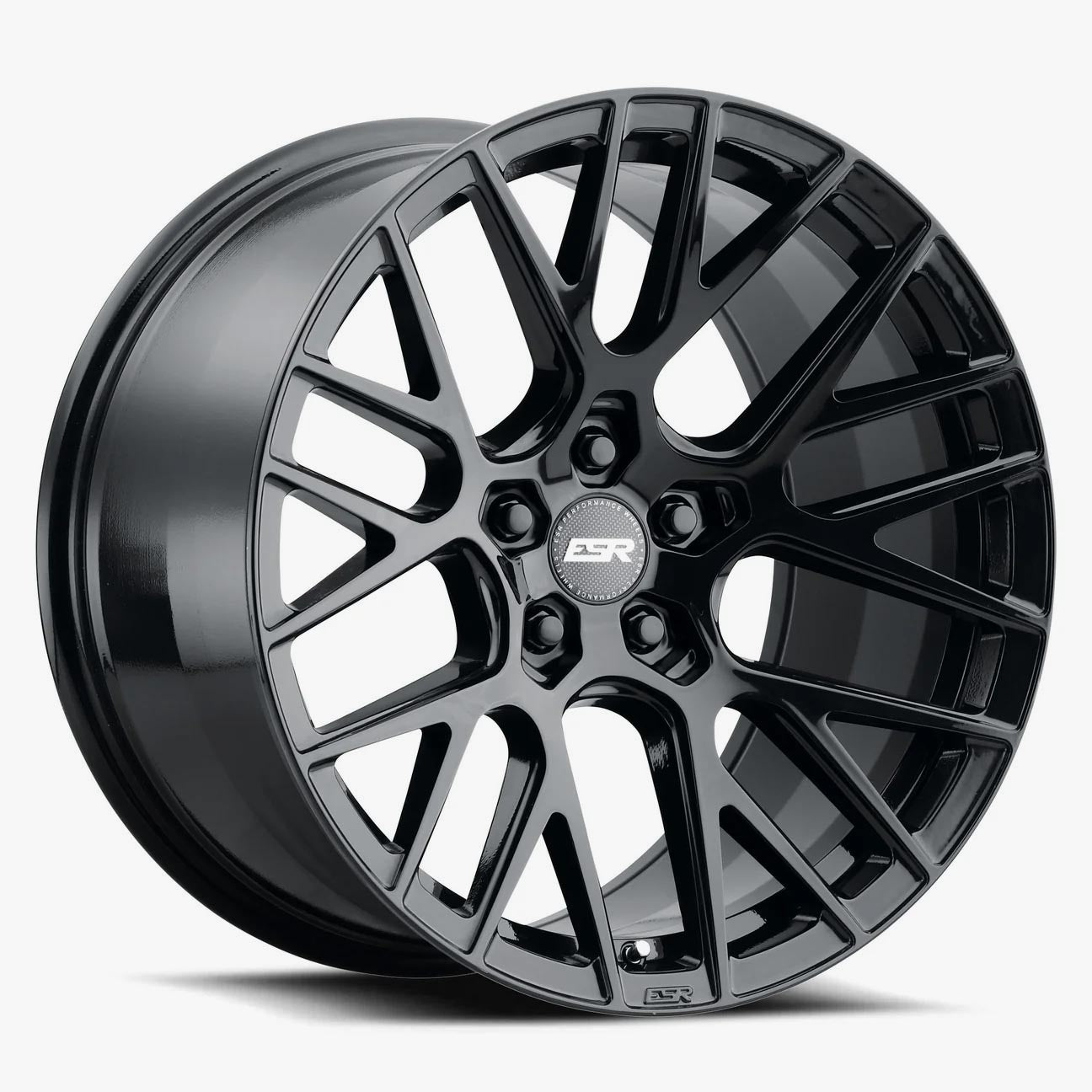 ESR Wheels 18X9.5 5X112 +22 72.56 GLOSS BLACK RF11 89551422 RF11GBLK 5X112