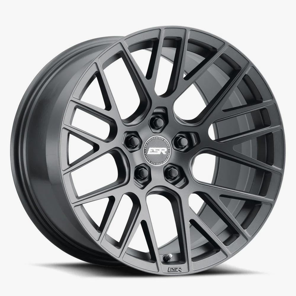 ESR Wheels CUSTOM DRILL RF11 20X11 -5 67.1 MATTE GRAPHITE..PCD:..(-5 TO +40) OFFSET 011111CC RF11MGR