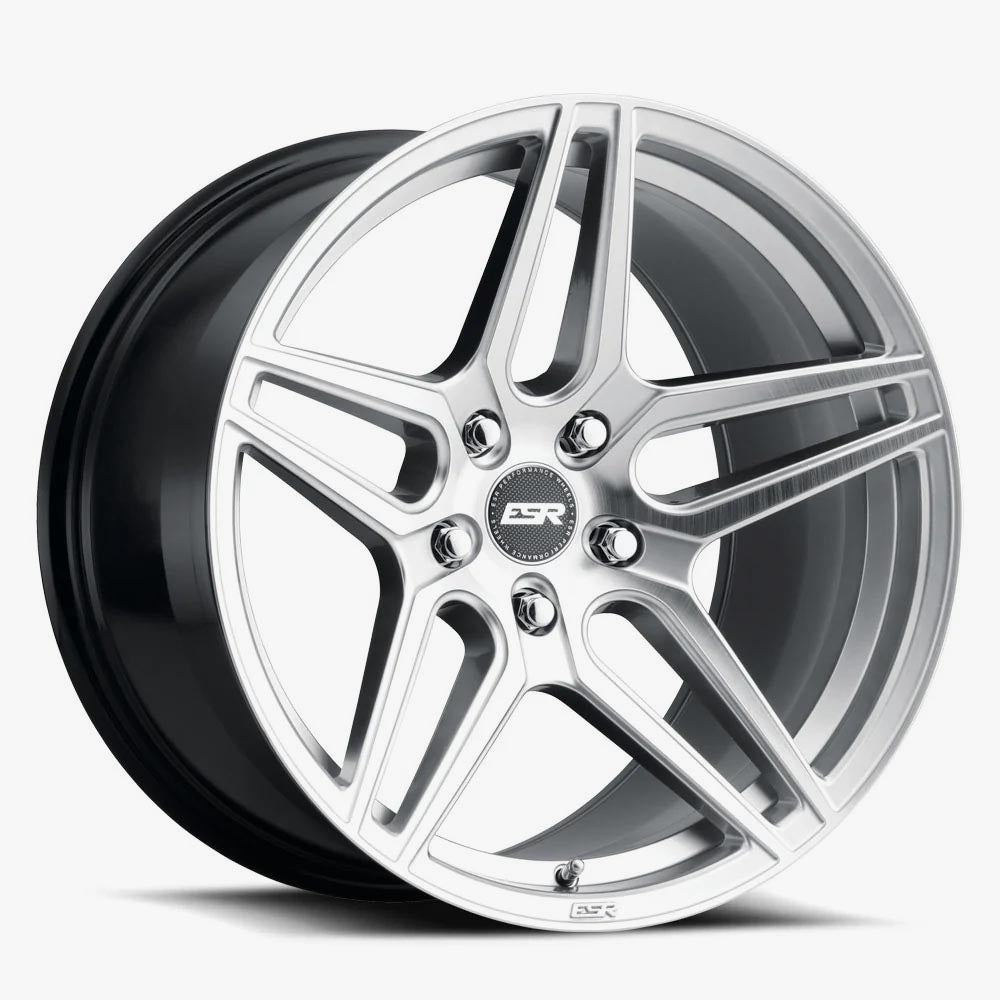 ESR Wheels 19X9.5 5X112 +22 72.56 BRUSHED HYPER SILVER RF15 99551422 RF15BHS 5X112