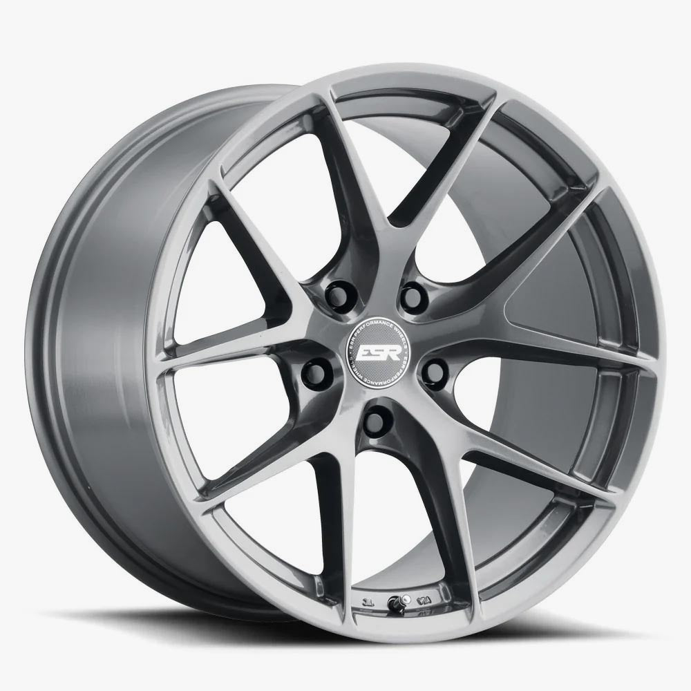 ESR Wheels 18X10.5 5X112 +22 72.56 GLOSS GRAPHITE RF2 80551422 RF2GR 5X112