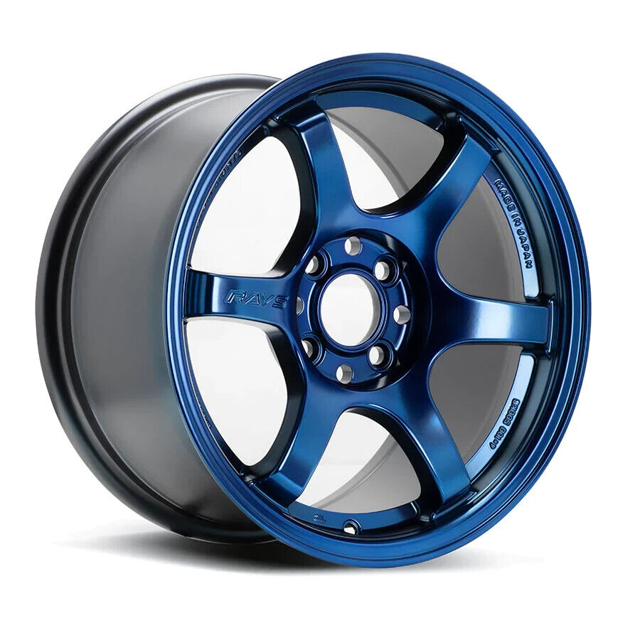Gram Lights 57DR 15x8 +35 4-100 Mag Blue Wheel