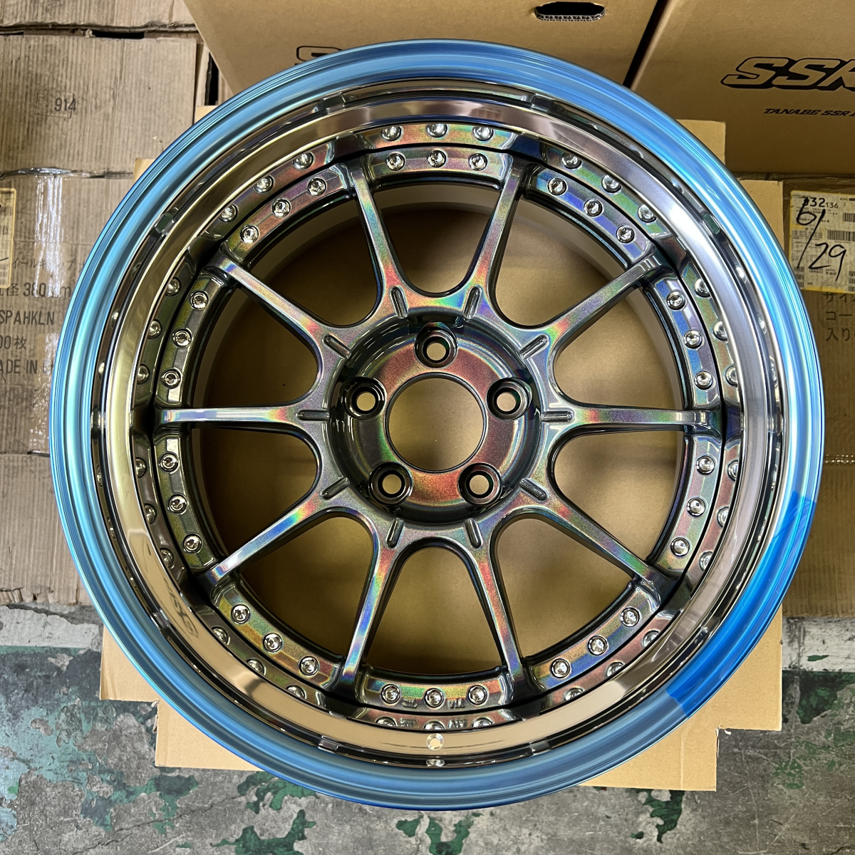 SSR Professor SP5 19x9.5 +35 MD 5x114.3 - Spectrum Silver Wheel
