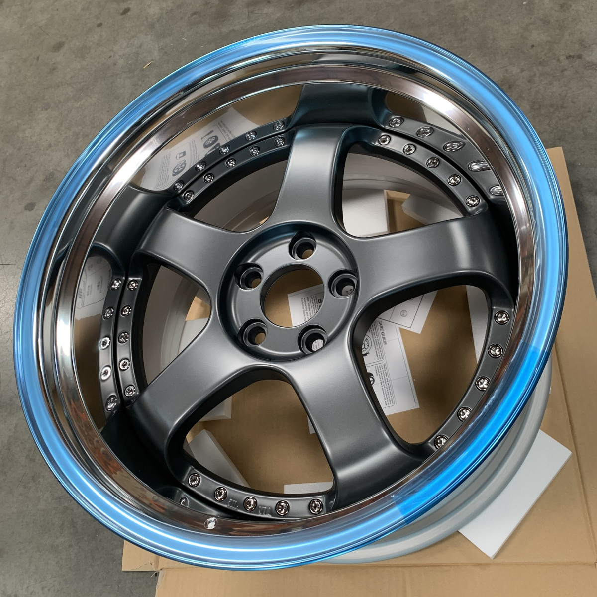 SSR Professor SP1 19x9.5 / +25 HP / 5x120 BP - Flat Gunmetal Wheel