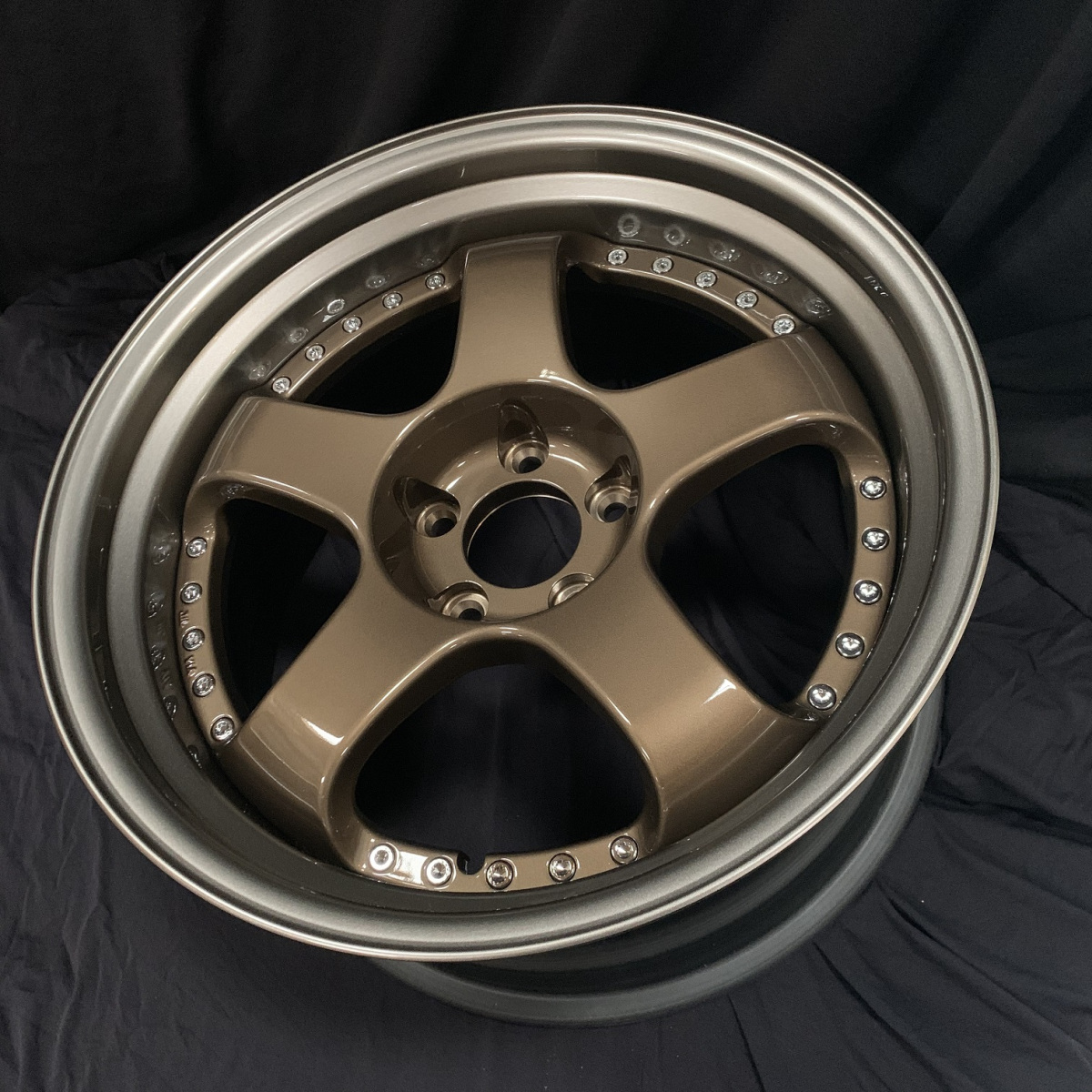 SSR Professor SP1 18x9.5 5x114.3 +25 Offset High Metal Bronze Wheel