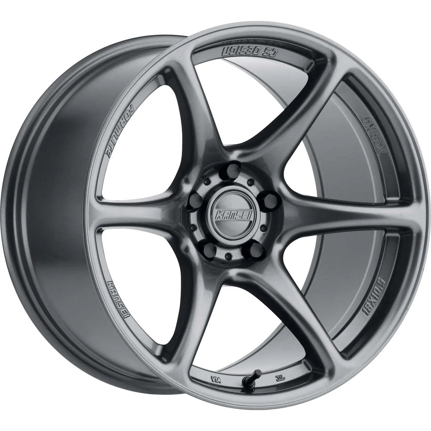 Kansei K11G Tandem 18x9.5in / 5x100 BP / 22mm Offset / 73.1mm Bore - Gunmetal Wheel