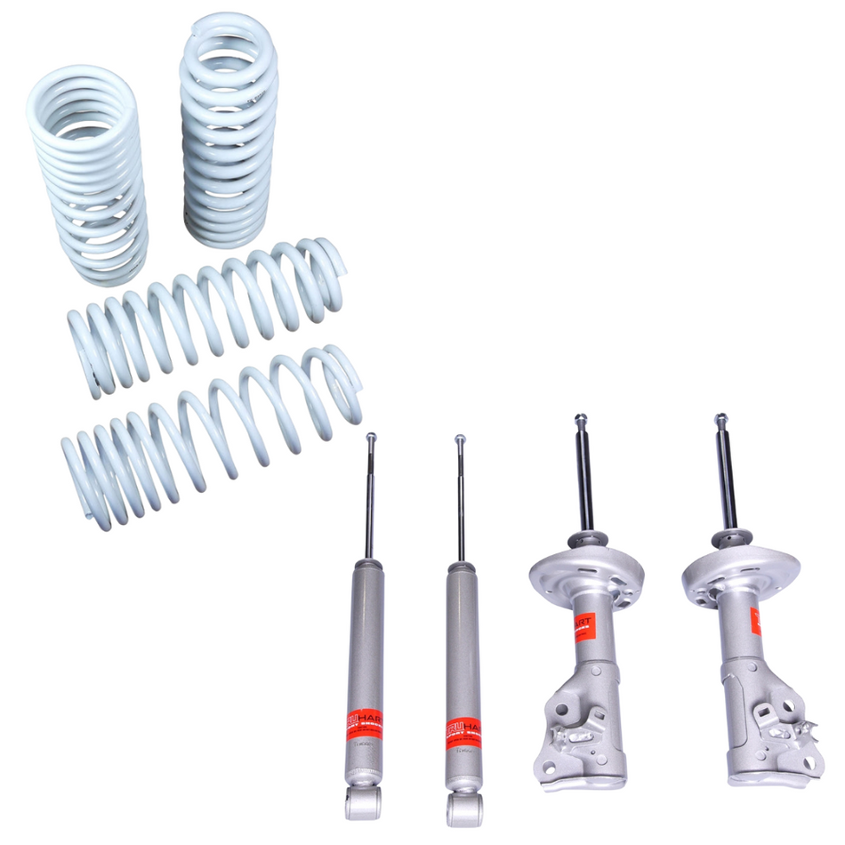 TruHart Lowering Springs and Sport Shocks for 2006-2011 Honda Civic Si