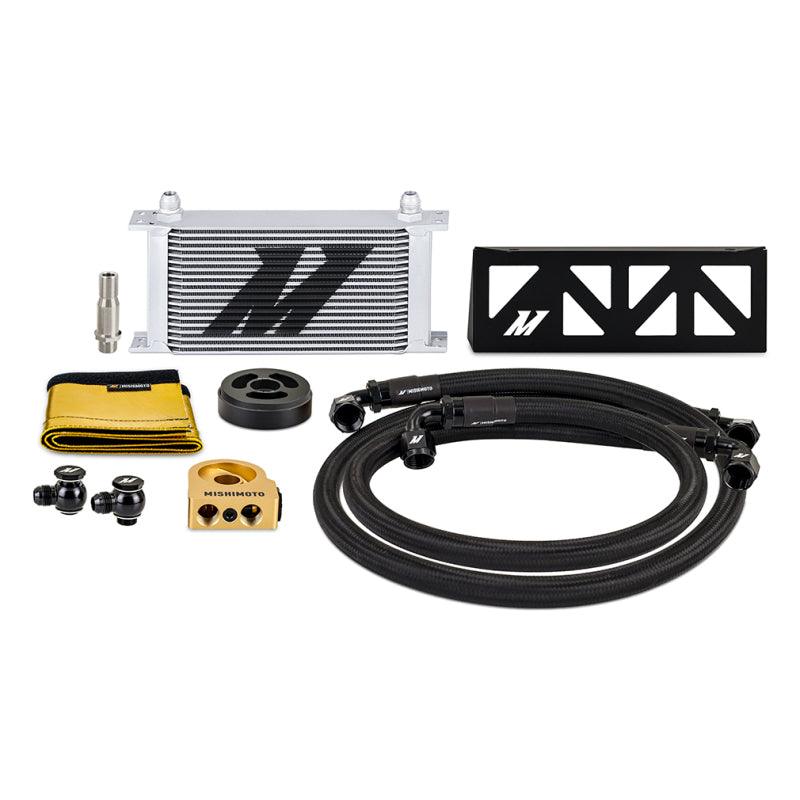 Mishimoto 22+ Subaru BRZ/Toyota GR86 Oil Cooler Kit Thermostatic - Silver - Saikospeed