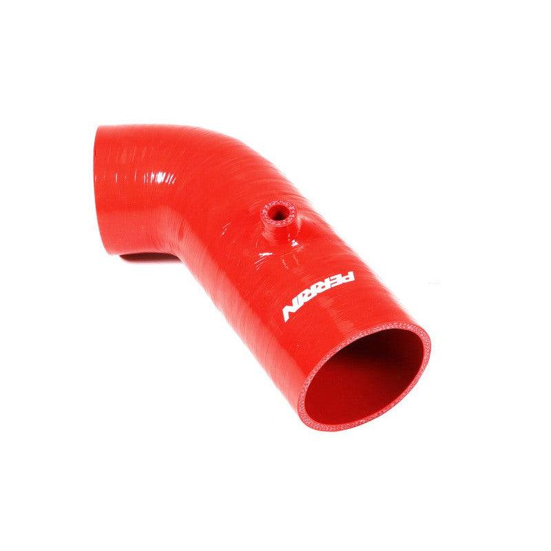 Perrin 22-23 Subaru BRZ/Toyota GR86 Silicone Inlet Hose (3in. ID / SS Wire) - Red - Saikospeed